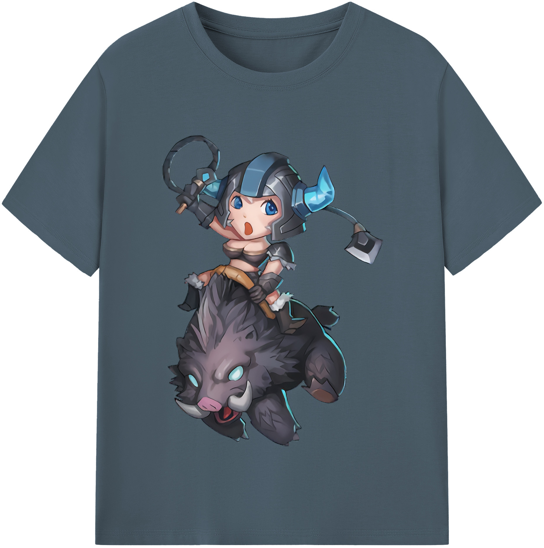 リーグ・オブ・レジェンド League of Legends LOL 綿100％半袖Tシャツ（フロントプリント）